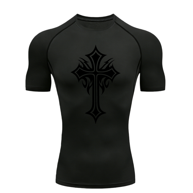 Cross Pattern Men Sports T-shi - đánh giá và giá Crossfit Training