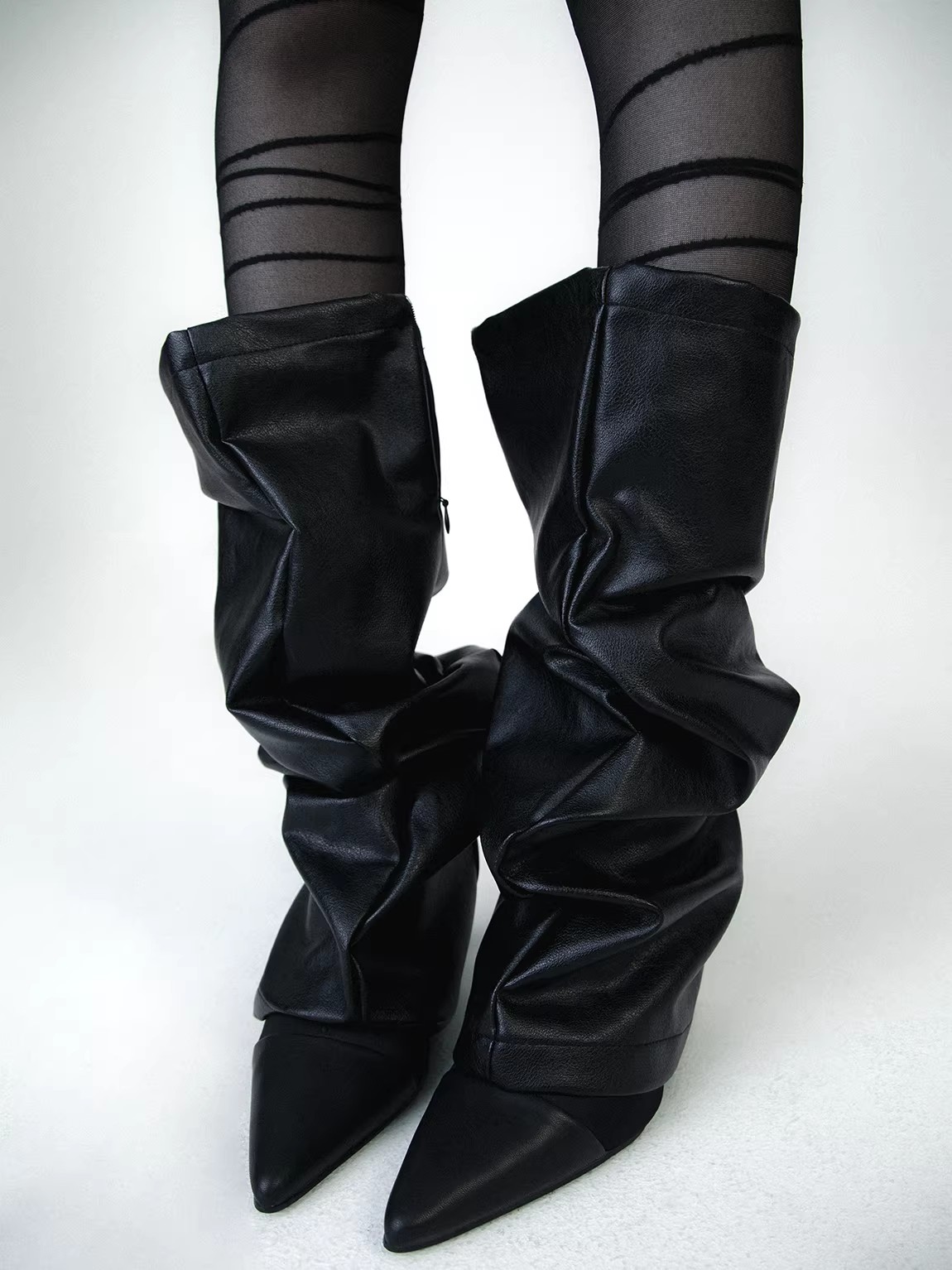 Women's PU Leather Leg Ankle K - đánh giá và giá Knee Sleeve Pair