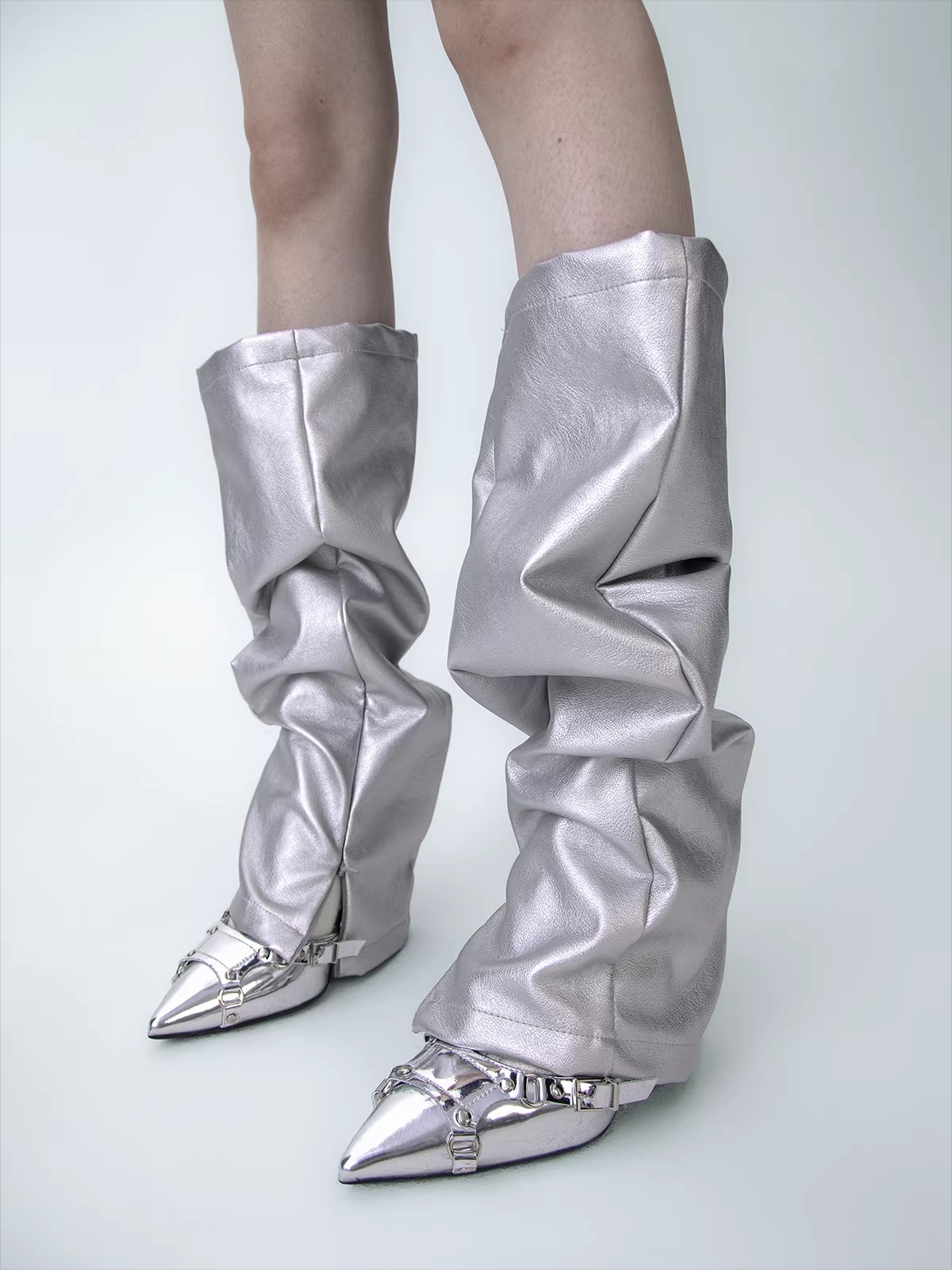 Women's PU Leather Leg Ankle K - đánh giá và giá Knee Sleeve Pair