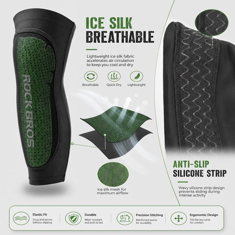 ROCKBROS Cool Sport Legs MTB C - đánh giá và giá Knee Sleeve Pair