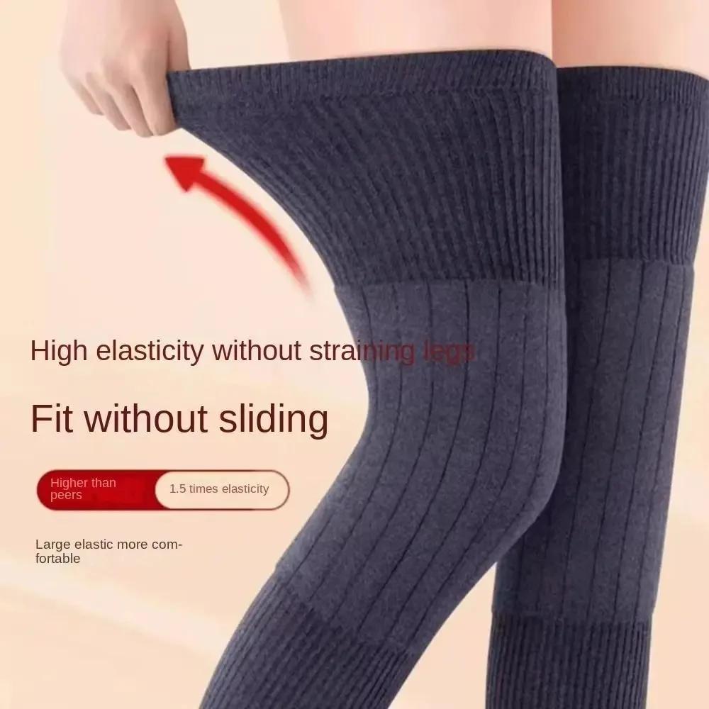 1 Pair Thick Warm Wool Kneepad - đánh giá và giá Knee Sleeve Pair